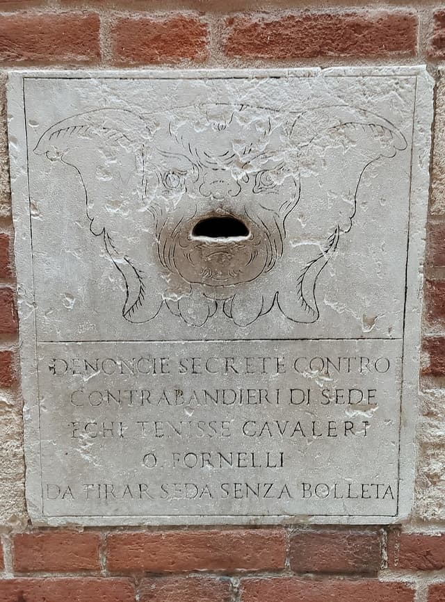 Bocca delle denunce segrete a Verona