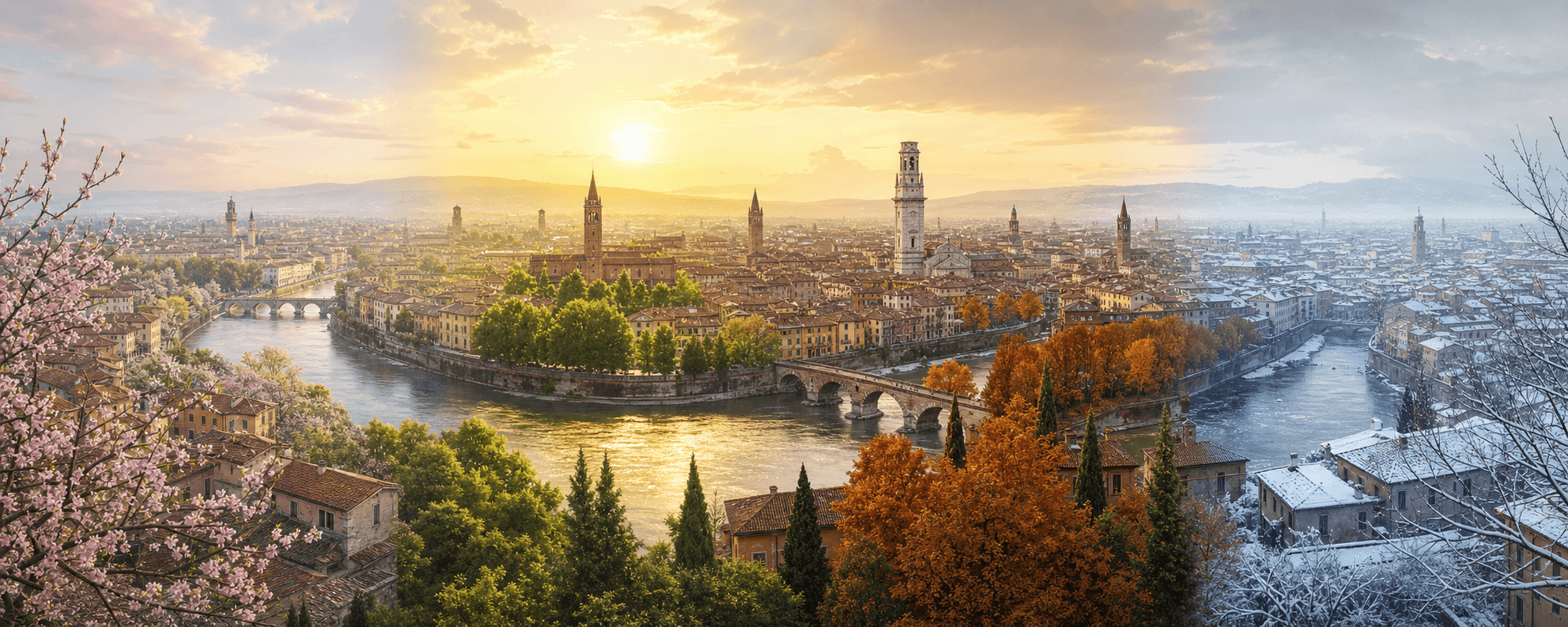 Verona nelle quattro stagioni